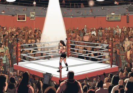Coachman Calls for Reassessment of Jade Cargill’s WWE Role — AI-generated editorial illustration