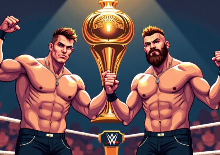 CM Punk Reflects on Title Loss to Sami Zayn in Mexico City — AI-generated editorial illustration