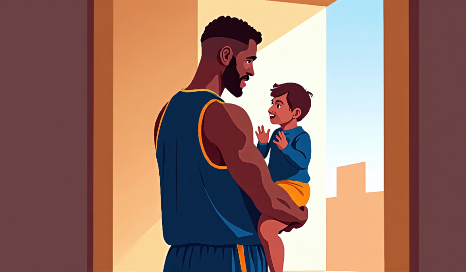 Tyler Herro’s Custody Battle: Living Apart Before Court Filings — AI-generated editorial illustration