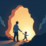 Corey Feldman Saves Daisy De La Hoya From Addiction Spiral — AI-generated editorial illustration