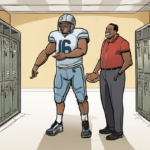 John Mateer and Terry Bradshaw: A Surprising College Football Bond — AI-generated editorial illustration