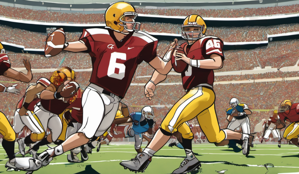 Underwood’s Transformation: Michigan’s QB Shifts Gears from Week 1 to 2 — AI-generated editorial illustration