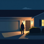 Uninvited Visitor at Harris‑Emhoff Malibu Home Triggers Sheriff Call — AI-generated editorial illustration