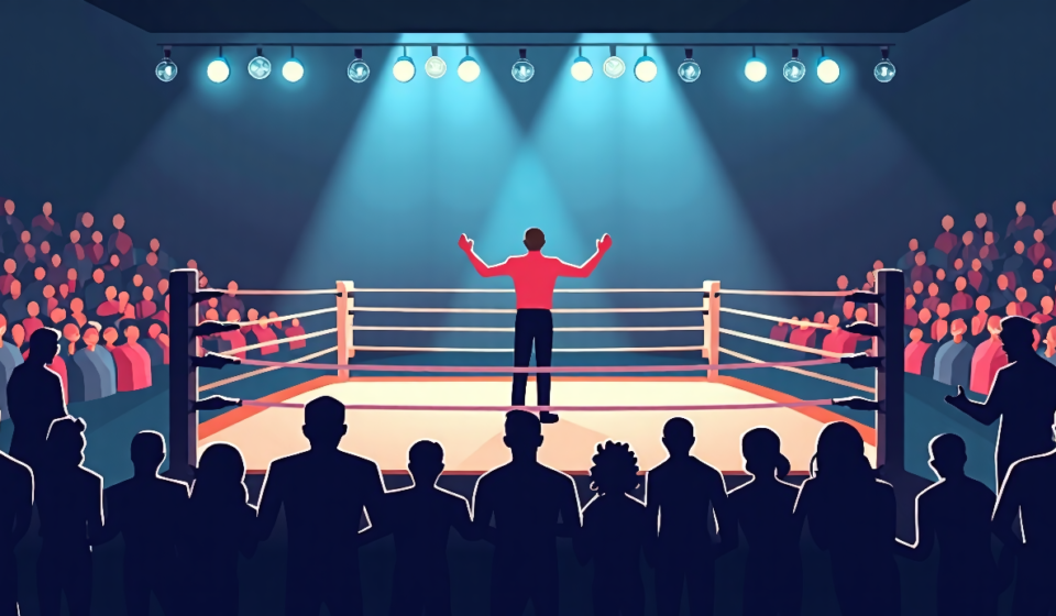 AAA TripleMania 34: Injury Scare Forces Late Match Change — AI-generated editorial illustration