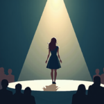 Celine Dion Breaks Down in Tears During First French Residency Show — AI-generated editorial illustration