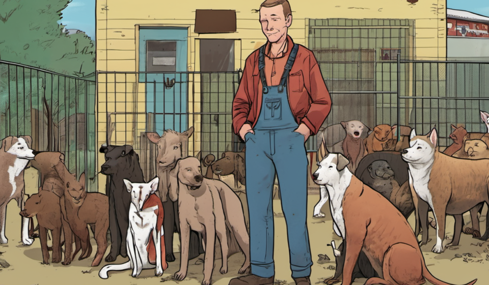 Adult Star Charlie Forde Turns Her Spotlight to Animal Charities — AI-generated editorial illustration