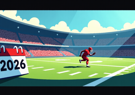 Texans Delay C.J. Stroud Contract Talks Until 2026 — AI-generated editorial illustration