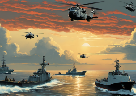 Indonesian Search Begins as Passenger Ship Vanishes in Java Sea — AI-generated editorial illustration