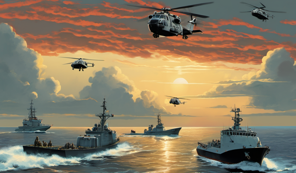 Indonesian Search Begins as Passenger Ship Vanishes in Java Sea — AI-generated editorial illustration
