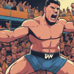 TJP Set to Face Jordan Cruz at UWN Sunday Night Slam — AI-generated editorial illustration