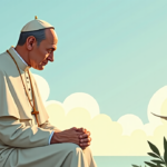 Pope Leo Remembers 9/11, Urges Global Peace — AI-generated editorial illustration