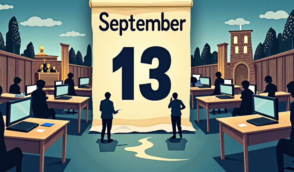 September 13: A Day of Historic Milestones and Cultural Reflections — AI-generated editorial illustration