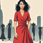 Diane von Furstenberg: Life, Love, and the Iconic Wrap Dress — AI-generated editorial illustration