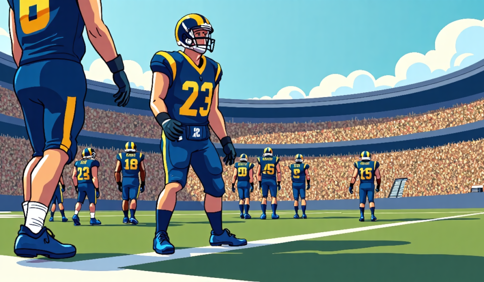 Myles Garrett’s Knee Surgery Sends Rams to IR – What’s Next? — AI-generated editorial illustration