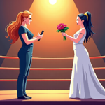 Liv Morgan Reveals She’s an Ordained Minister Who Can Officiate Weddings — AI-generated editorial illustration