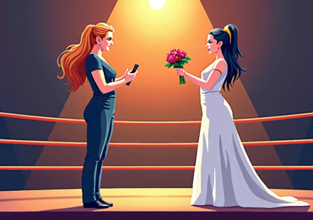 Liv Morgan Reveals She’s an Ordained Minister Who Can Officiate Weddings — AI-generated editorial illustration