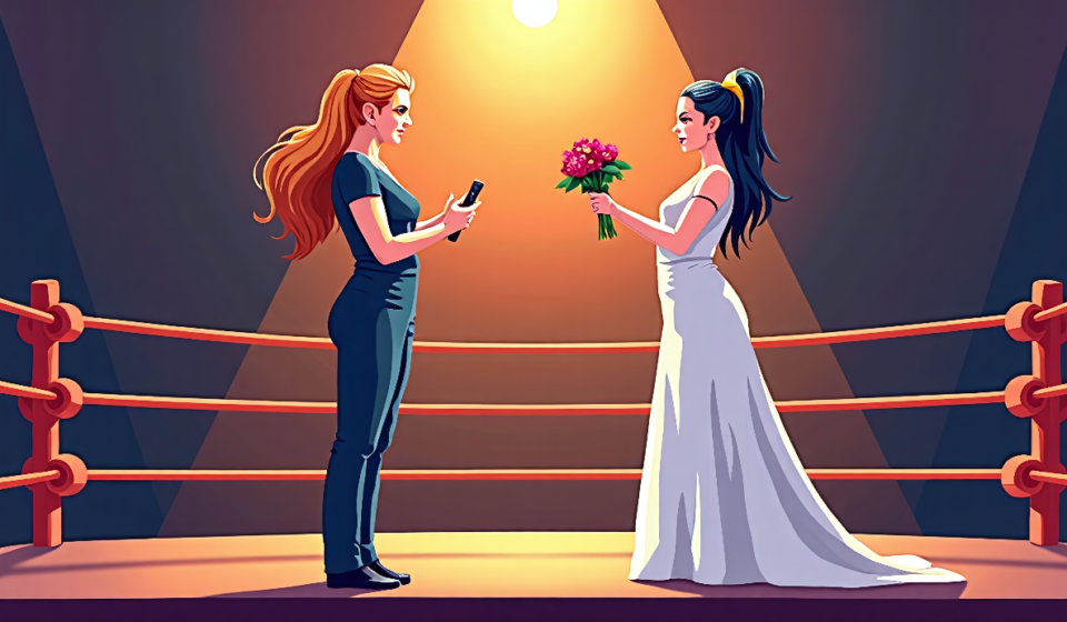 Liv Morgan Reveals She’s an Ordained Minister Who Can Officiate Weddings — AI-generated editorial illustration