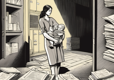 Surrogacy Industry Faces Loopholes and Dark Practices — AI-generated editorial illustration