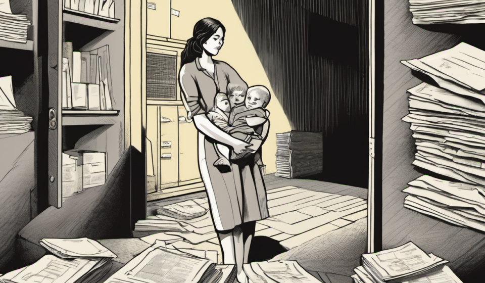Surrogacy Industry Faces Loopholes and Dark Practices — AI-generated editorial illustration
