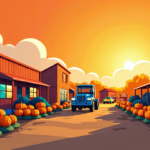 Morton, Illinois: The World’s Pumpkin Capital Revealed — AI-generated editorial illustration