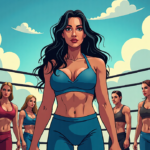 Athena to Lead New Lodestone Wrestling Camp in Texas Amid Bayley Rumors — AI-generated editorial illustration