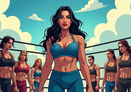 Athena to Lead New Lodestone Wrestling Camp in Texas Amid Bayley Rumors — AI-generated editorial illustration