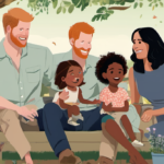 Meghan Markle Shares Intimate Glimpse of Harry’s New UK Life — AI-generated editorial illustration