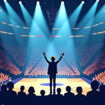 Harry Styles Shouts Out Jalen Brunson at MSG Night 9 — AI-generated editorial illustration