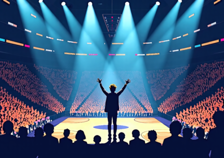 Harry Styles Shouts Out Jalen Brunson at MSG Night 9 — AI-generated editorial illustration
