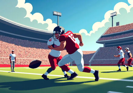 Kyler Murray’s Vikings Debut Cut Short After Head Hit — AI-generated editorial illustration