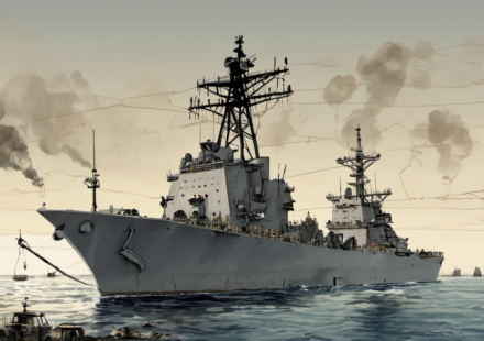 U.S. Forces on High Alert as Iran and Allies Target Energy Supply — AI-generated editorial illustration