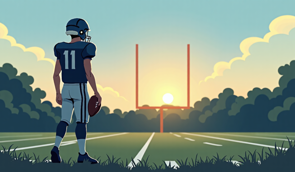 Jayden Daniels Owns Stefon Diggs’ Penalty After 24-22 Loss — AI-generated editorial illustration