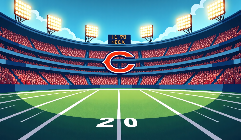 Bears Lead NFL with Explosive Offense After Week 1 — AI-generated editorial illustration
