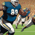 Zack Baun Leads Eagles to Midseason Dominance vs. Commanders — AI-generated editorial illustration