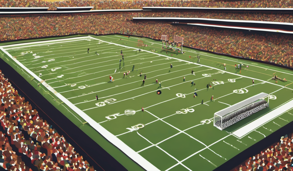 Kalshi Offers $25 Bonus on First NFL Sunday 2026 with FOXSPORTS Code — AI-generated editorial illustration