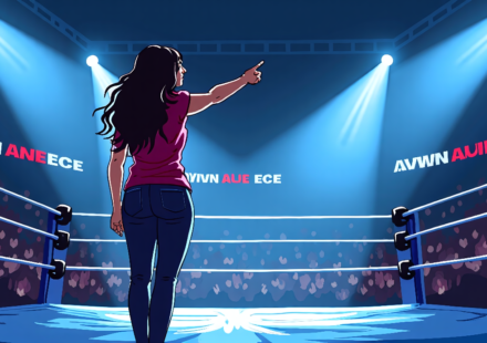 Roxanne Perez Eyes AJ Lee Return in WWE Showdown — AI-generated editorial illustration
