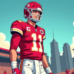 Chiefs’ 2026 Focus: Patrick Mahomes’ Response to 2025’s Disappointing Finish — AI-generated editorial illustration