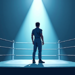 Mustafa Ali Teases TNA Return After Serious Injuries — AI-generated editorial illustration
