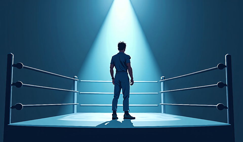 Mustafa Ali Teases TNA Return After Serious Injuries — AI-generated editorial illustration