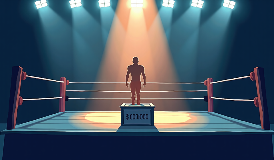 Daniel Garcia Donates $100,000 to Charity in Tribute to ‘The Butcher’ Andy Williams — AI-generated editorial illustration