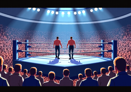 RVD and Bill Alfonso Headline FLEX Wrestling’s First‑Ever Elmira Show — AI-generated editorial illustration