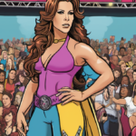 Mickie James & Bret Hart Headline Hamilton Comic Con 2026 — AI-generated editorial illustration