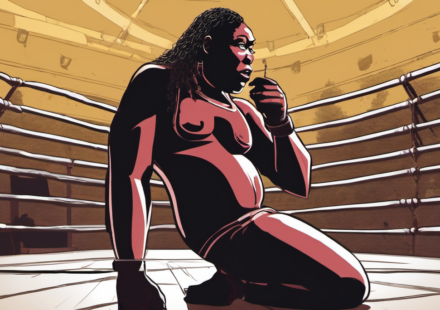 Awesome Kong Reveals WWE Called Her Before She Reached Out — AI-generated editorial illustration