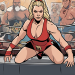 Natalya Weighs In: Nepo Babies Must Earn Their Spot in Wrestling — AI-generated editorial illustration