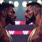 Je’Von Evans Says He Still Has Unfinished Business With Oba Femi — AI-generated editorial illustration