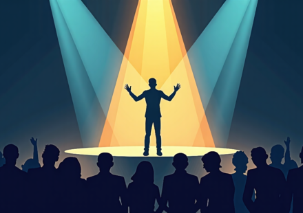 Céline Dion Returns to the Stage After Battling Rare Disorder — AI-generated editorial illustration