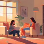 Raising Confident, Conscious Daughters in a Social‑Media World — AI-generated editorial illustration