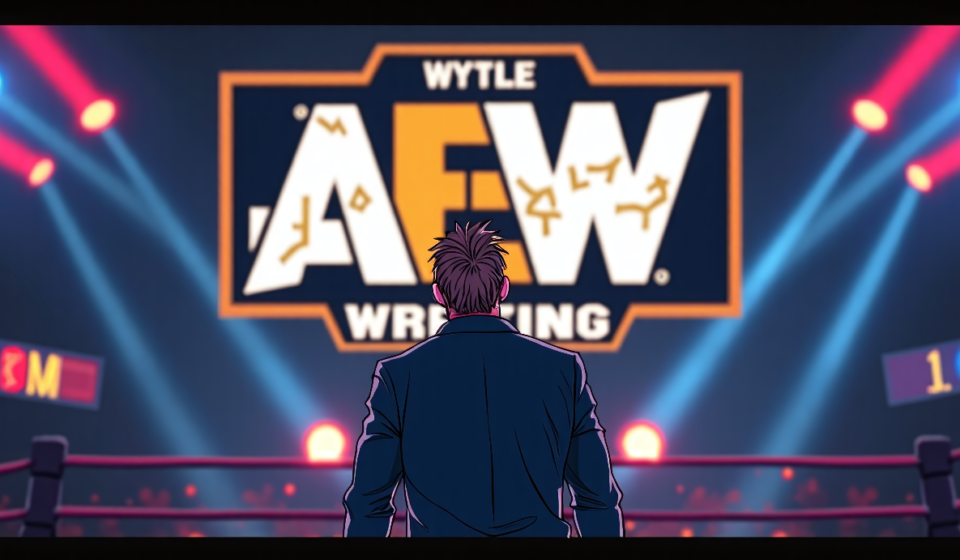 Tyler Breeze Opens Door to AEW After WWE Deal Ends — AI-generated editorial illustration