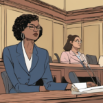 Juror Claims Panel Saw Case as Chance to Help Women — AI-generated editorial illustration