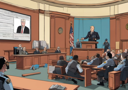 NY Seizes 12 Celebrity Deepfake Sites Targeting 1,200 Victims — AI-generated editorial illustration